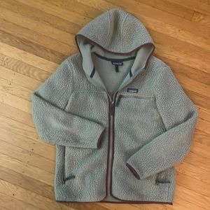 Patagonia retro piled hoodie in gray